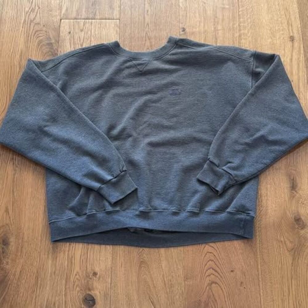 Vintage 90s Starter PROSO Heavyweight Crewneck Sweatshirt Gray Blank Size XL